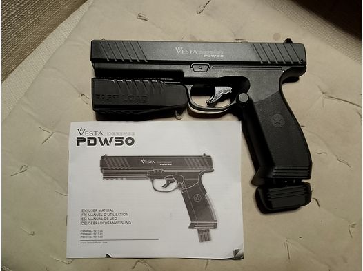 Vesta defense pdw kaliber 50 RAM Paintball Markierer Cal .50 mit Upgrades Magazin Erweiterung Punch Button 