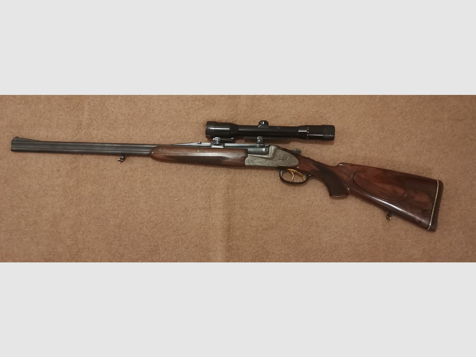 Bockdoppelbüchse Winkler Ferlach 9,3 x 74R