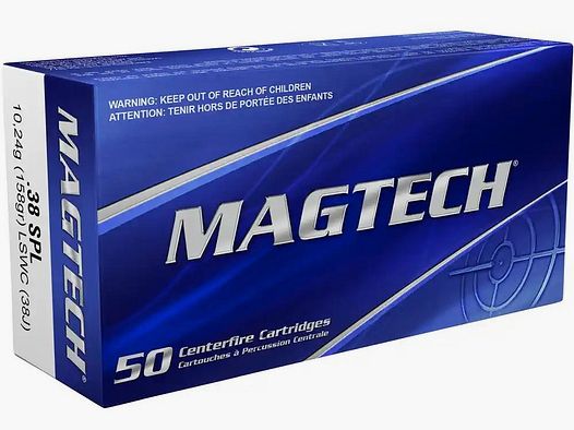 .38 Special Lead Semi Wadcutter 10.2g/158grs. Magtech