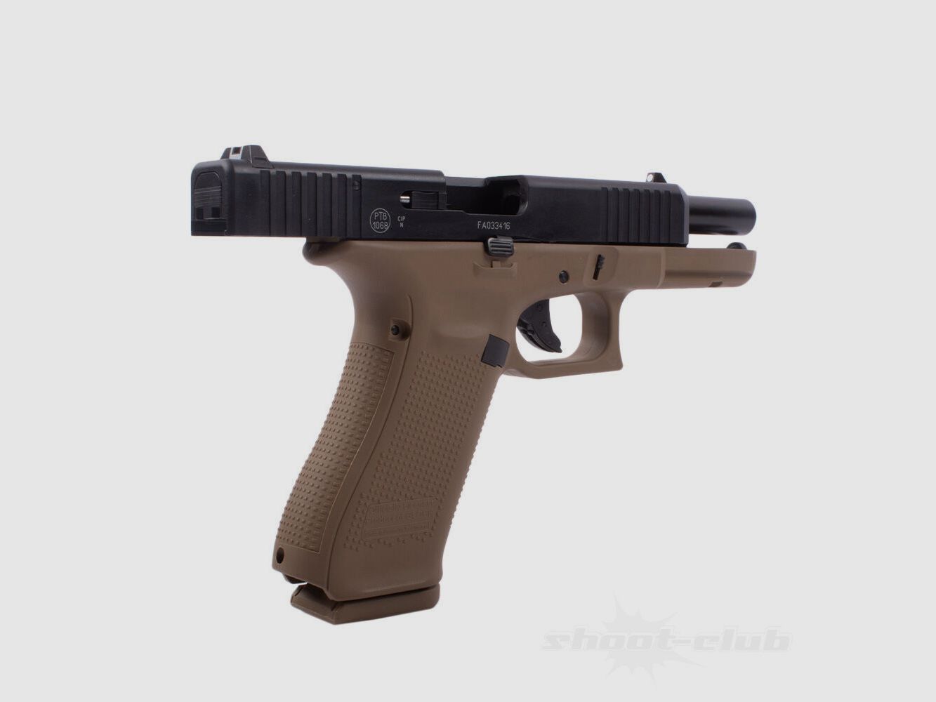 Glock 17 Gen 5 Schreckschusspistole 9mm PAK Coyote