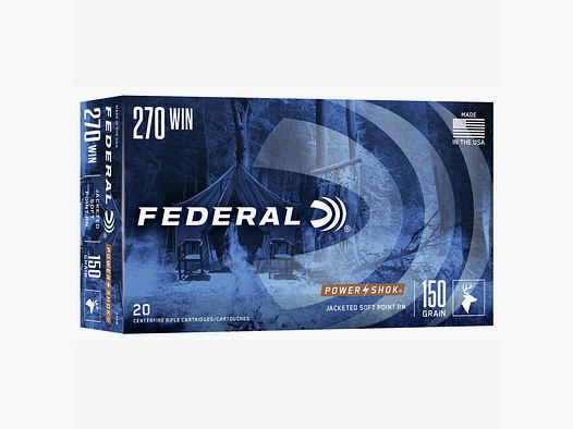 Federal Power Shock Cal 270 Win 150gr