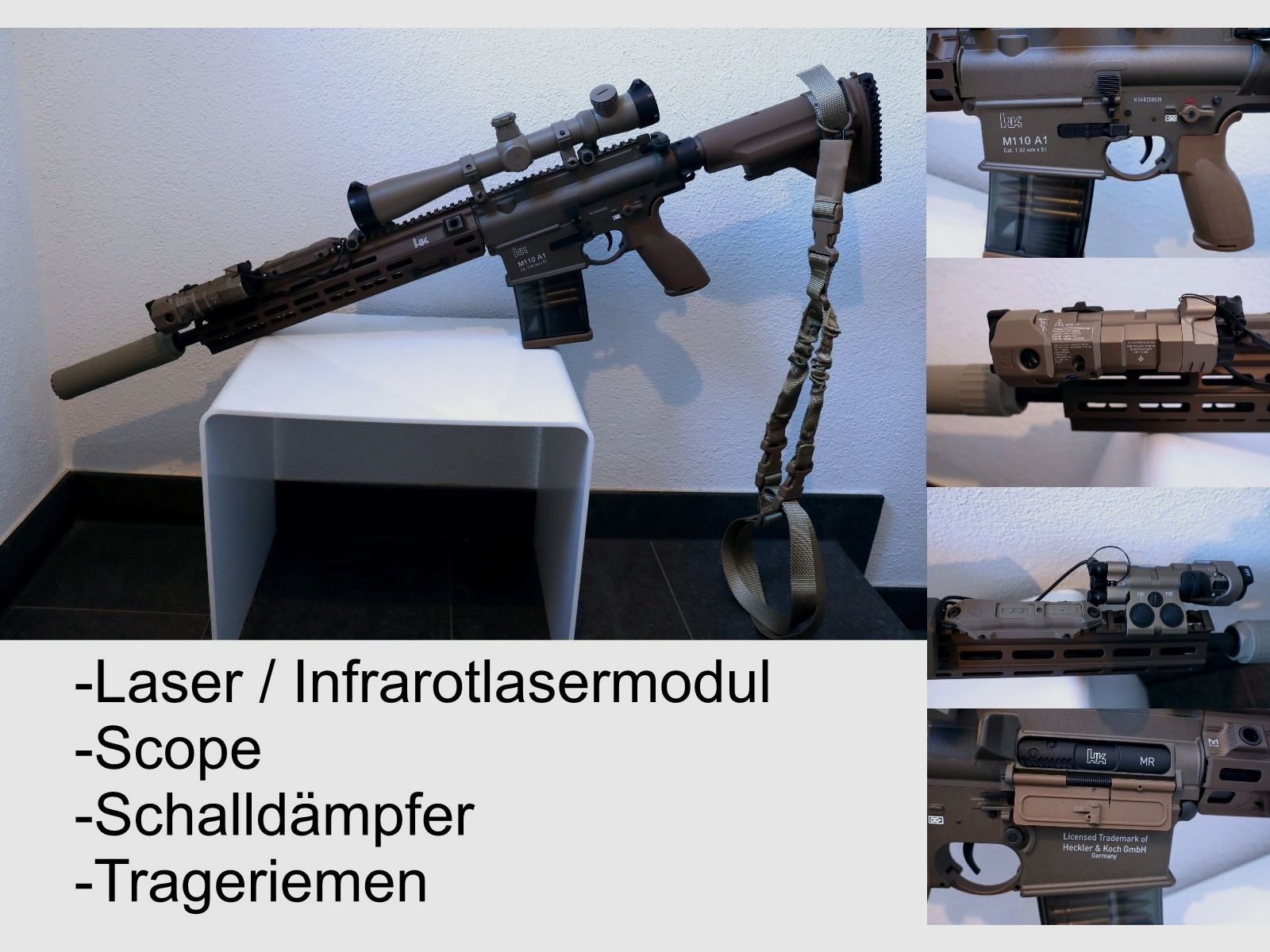 Airsoft  Softair - Assault / Sniper Combi HK M110 A1 S-AEG Neu! "Hammer Preis"