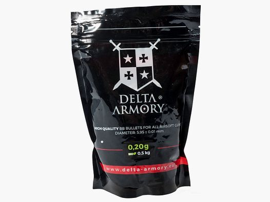 Bio Airsoft BB´s 0.20g durchmesser 5,95mm (2.500 Kugeln) | Delta Armory