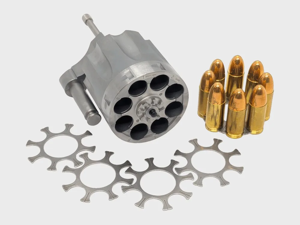Spohr N643 Standard 5.0 mit Wechseltrommel / 5 Zoll / .357 Magnum + 9mm Luger / 8 Schuss, Bild 11 von 13