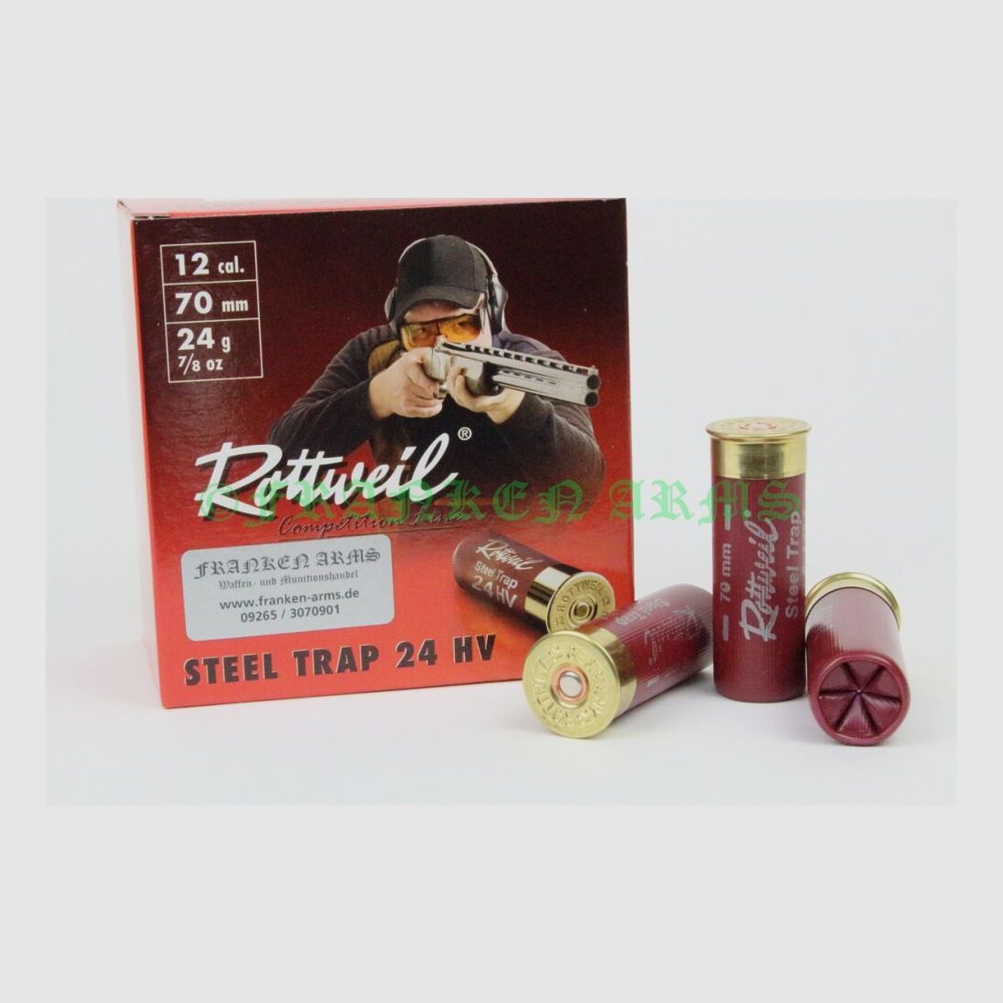 Rottweil Steel Trap 24 HV 12/70 2,5mm 25Stück Staffelpreise