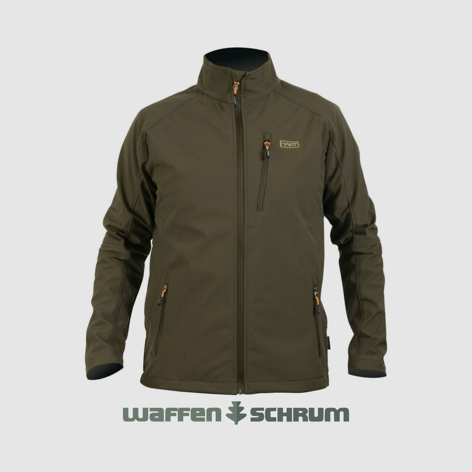 HART softshell jacket Egur green