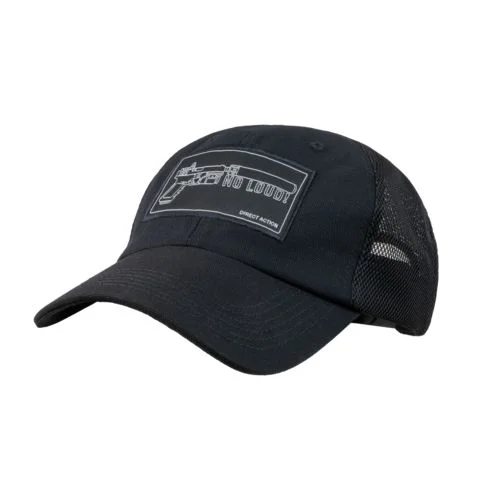 Direct Action No Loud Vintage Baseball Cap – Black, image 1 of 6