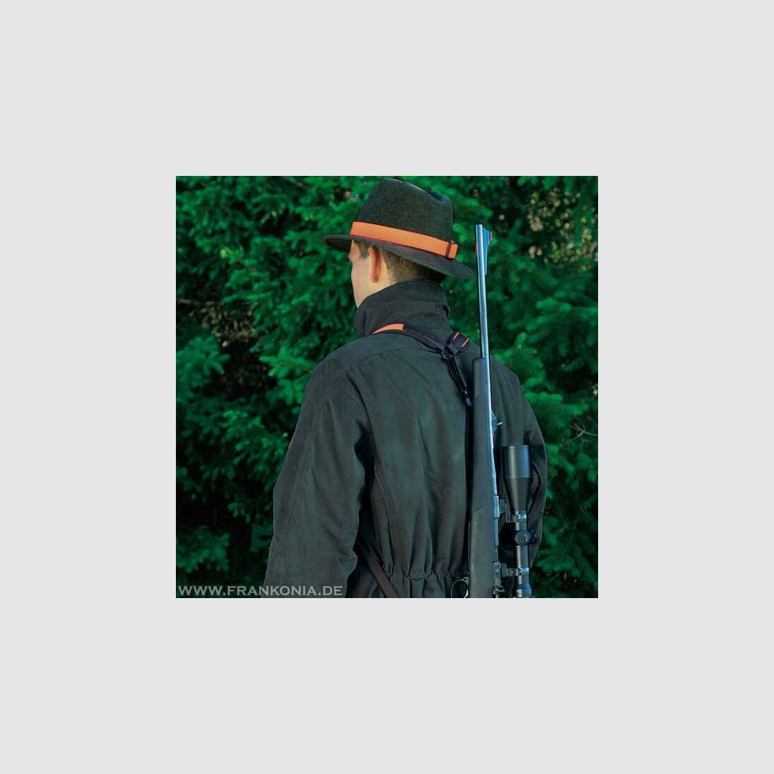 Rucksack-Gewehrriemen Niggeloh, schwarz