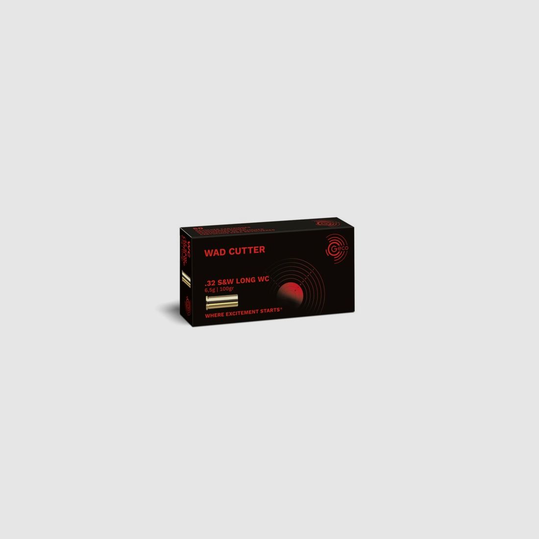 32S&W LONG WAD CUTTER GECO (Packung mit 50), Bild 1 von 2