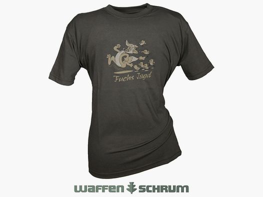 Hubertus T-Shirt Fuchsjagd oliv