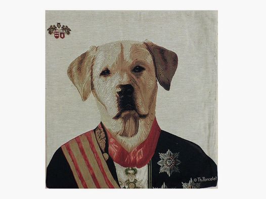 Lovergreen kussen met motief kussen gekleed hond nr. 6