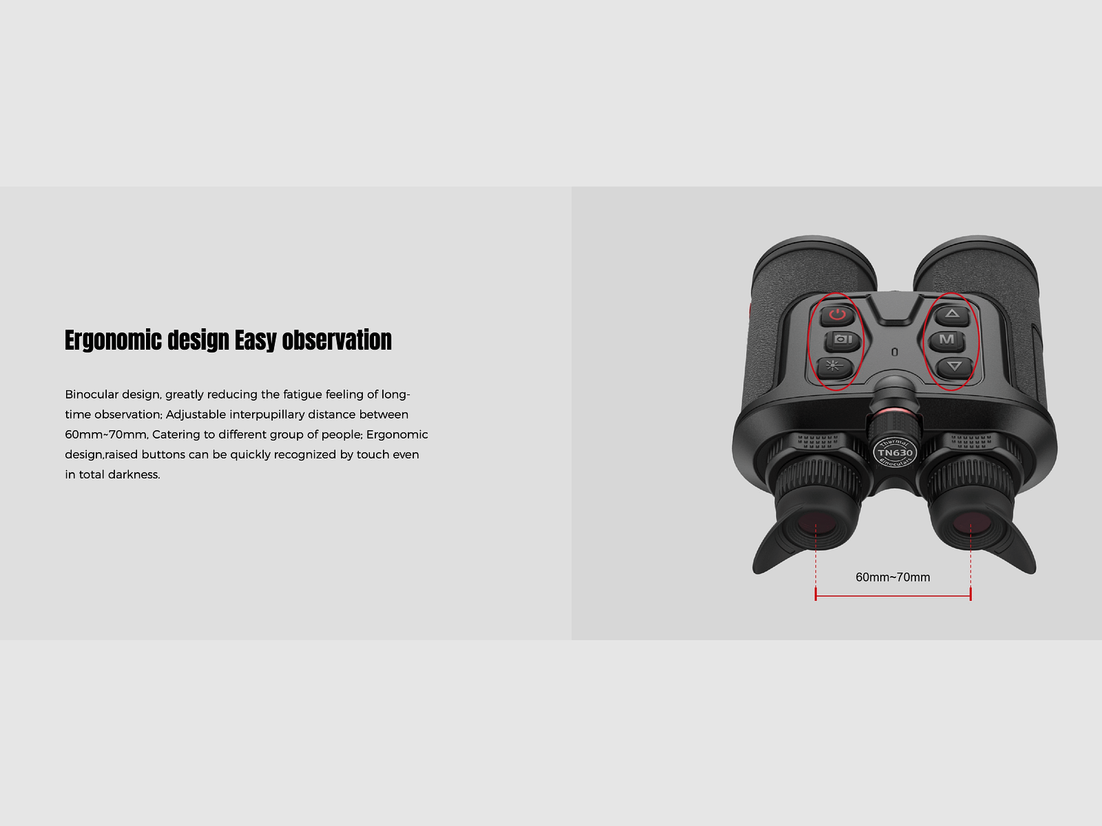 Guide Wärmebildfernglas TN450 Binocular Handheld 400x300 Sensor