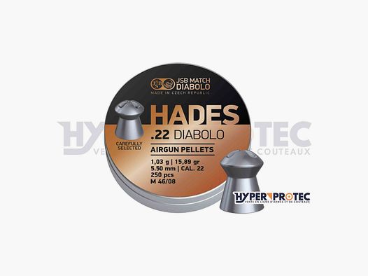 Plomb 5.5 mm JSB Hades - 250 plombs