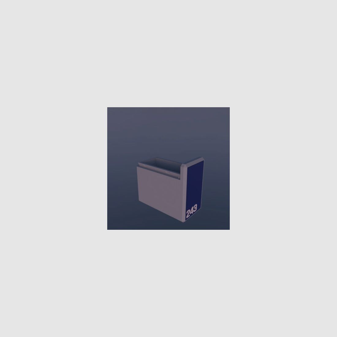 Filamelt Munitionsbox / .22-243 Winchester / ‘Schiebedeckel’ / Patronenbox, Ammo Box