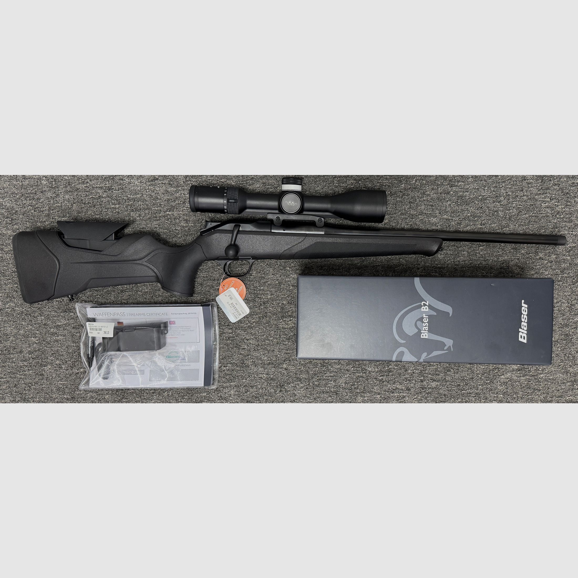 Blaser R8 Professional 2.0 - 8x57IS + M15x1 + LL 52cm + Blaser B2 3-18x50iC - Nieuwe wapen