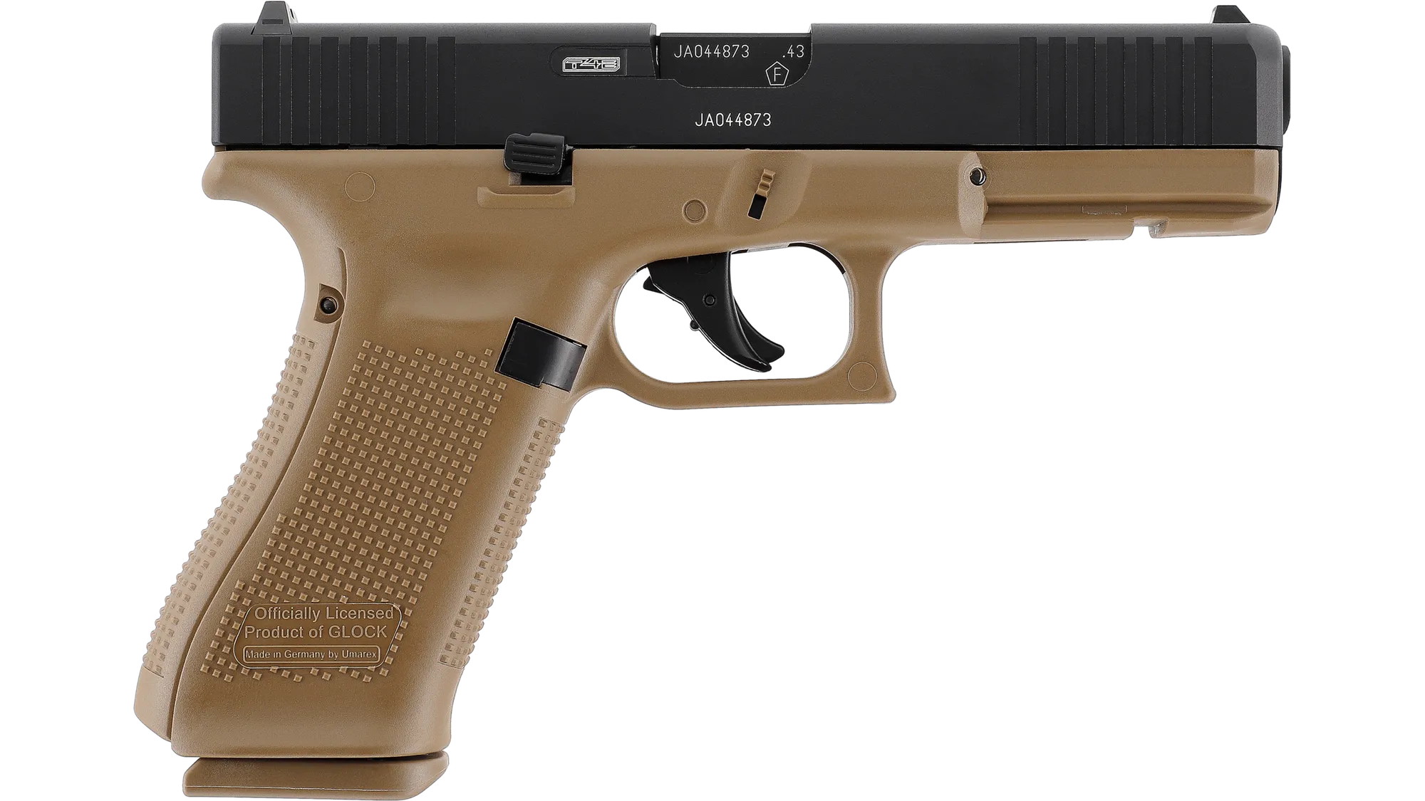 UMAREX GLOCK 17 GEN5 T4E Kal.43 Gummi Coyote mit 2 Magazinen, Bild 2 von 4