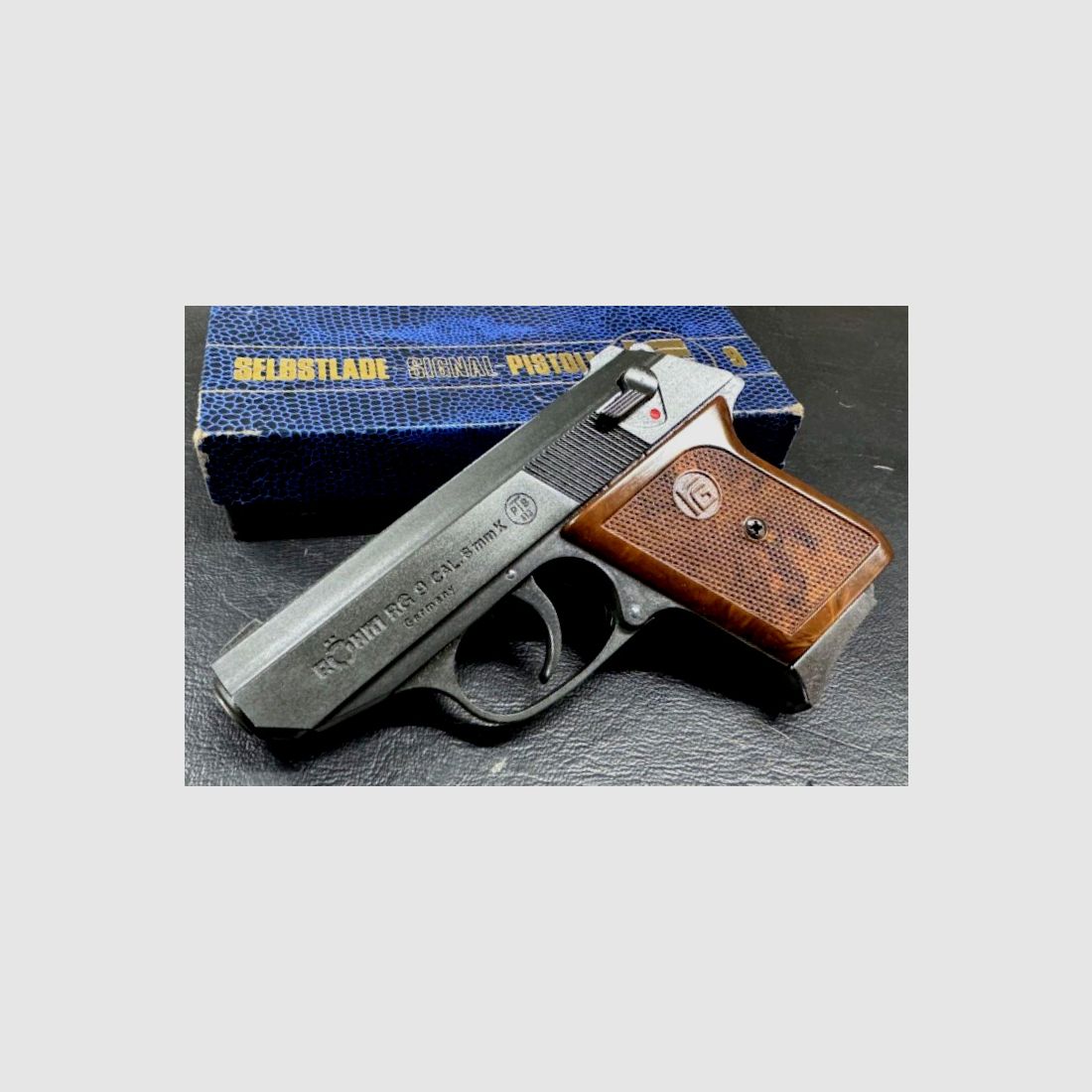 Röhm RG9 blank firing pistol (8 mm K., PTB 413) RG 9