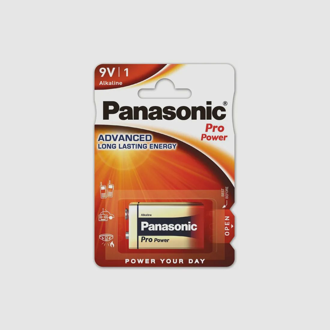 PANASONIC 9 Volt Blokbatterij