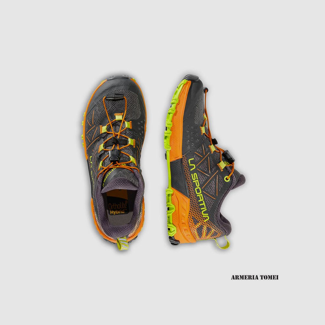 LA SPORTIVA – BIMBO/A – BUSHIDO II JR Carbon/Hawaiian Sun, image 4 of 8