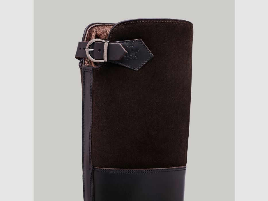 LUDWIG REITER Forestier S.893-D-VD.Q-ES cuir Juchten/cuir velours moka/marron foncé, image 6 sur 7