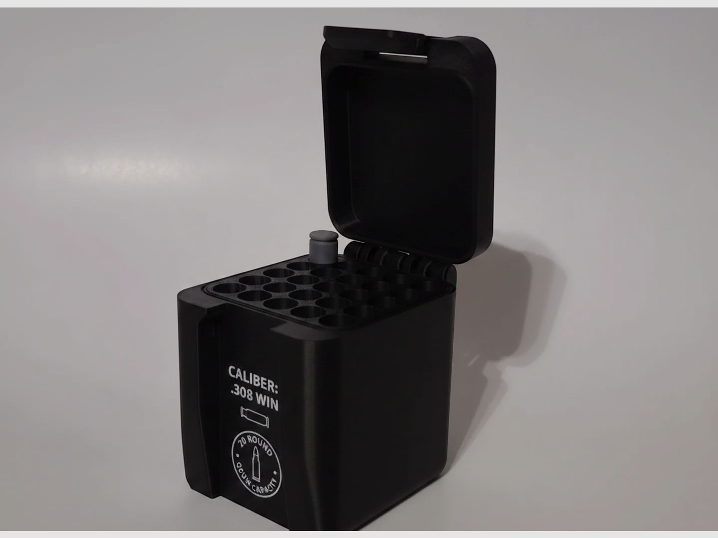Filamelt Munitionsbox / 280 Ackley / 'Klapp- / Rastdeckel' / Patronenbox, Ammo Box