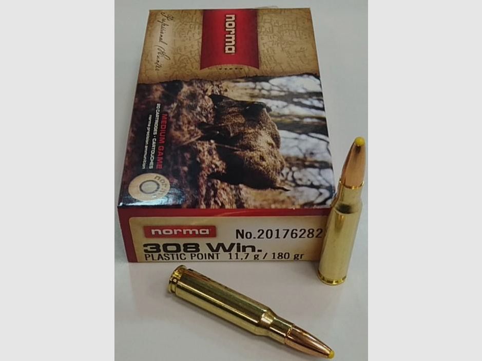 NORMA 308 WIN PLASTIC POINT 180 gr