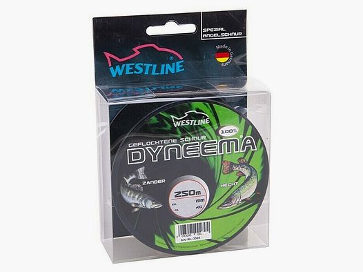 Westline Dyneema geflochtene Angelschnur 250m oliv