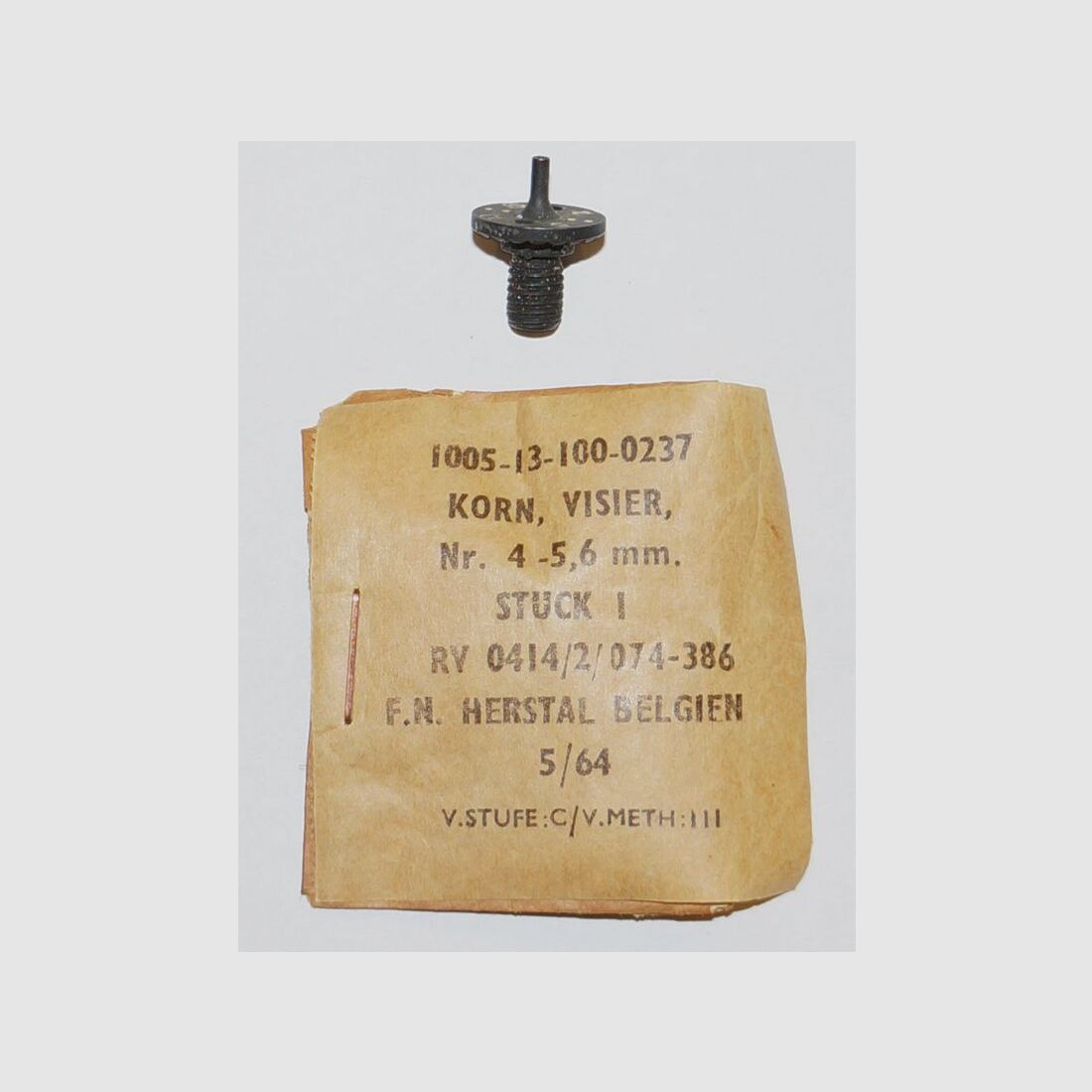 OVP Korn Nr. 4 Visier 5,6mm (Versorgungs-Nr. 1005-13-100-0237) für FN FAL, G1, STGW58