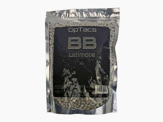 Softair - Kugeln OpTacs Ultimate BIO BBs 0,25 g 4000 Stk.