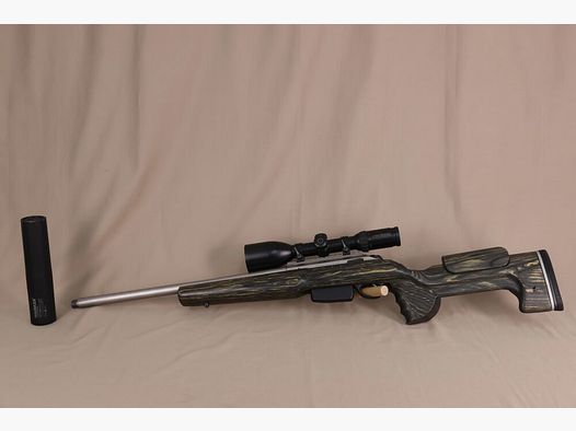 Tikka T3X // with Hausken silencer and GRS stock