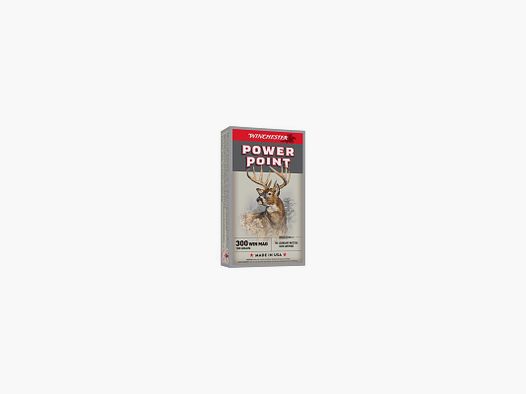 40 Cartouches Winchester Power Point Cal.300 Win Mag 180 Grs 11.6G