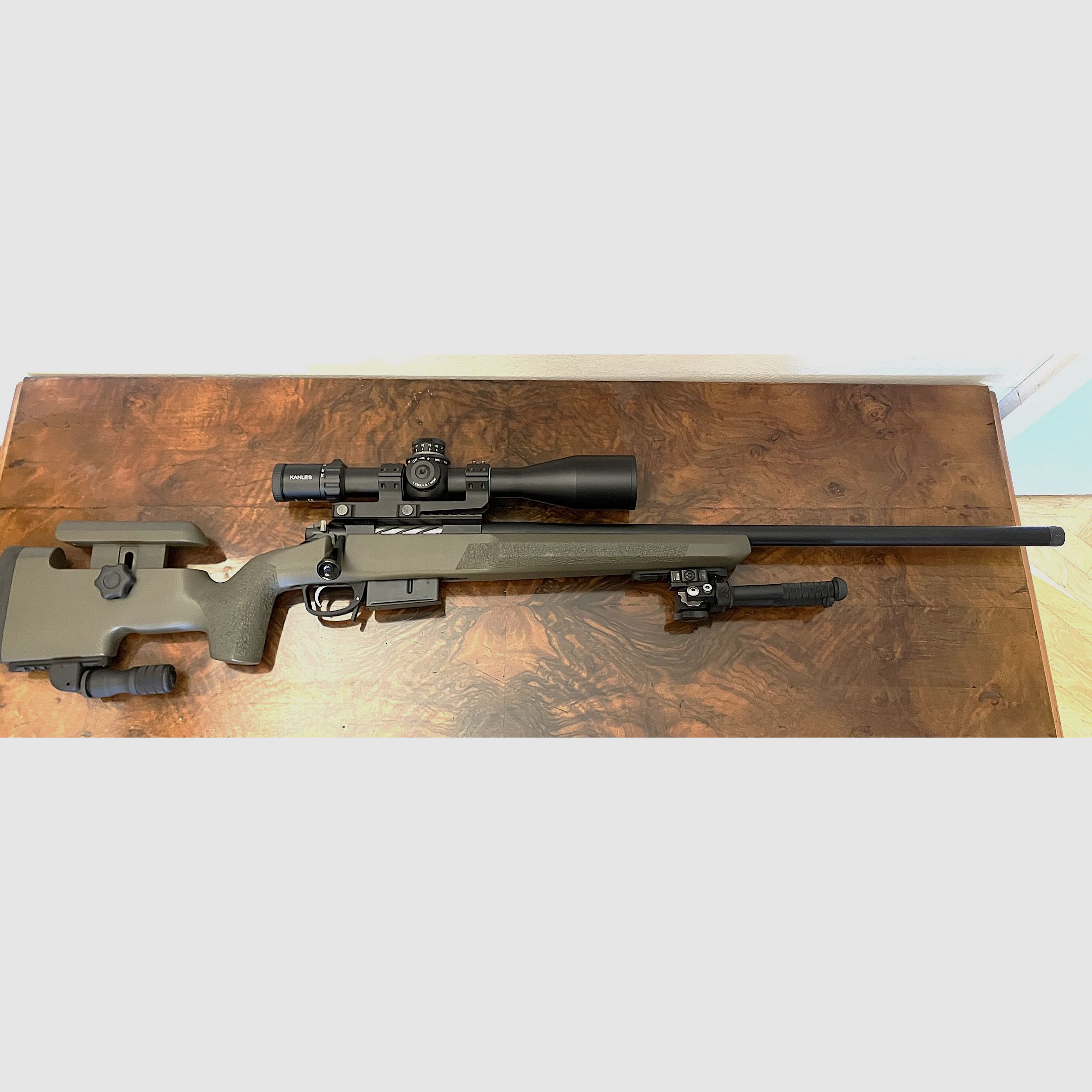 PSG Valkyrie in .308 Win including Kahles 624i 6-24x56 scope and accessories.