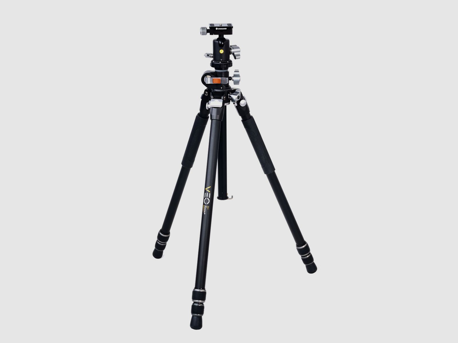 Vanguard Veo 3+ 263AB – Treppiede in alluminio, testa a sfera e colonna centrale multiangolo, immagine 1 di 8
