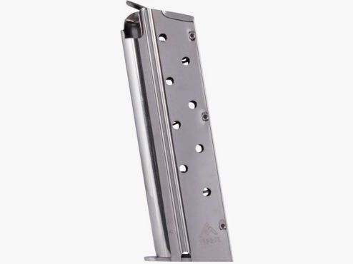Magasin Mec-Gar Colt 1911 9mm Luger 9 coups / nickelé