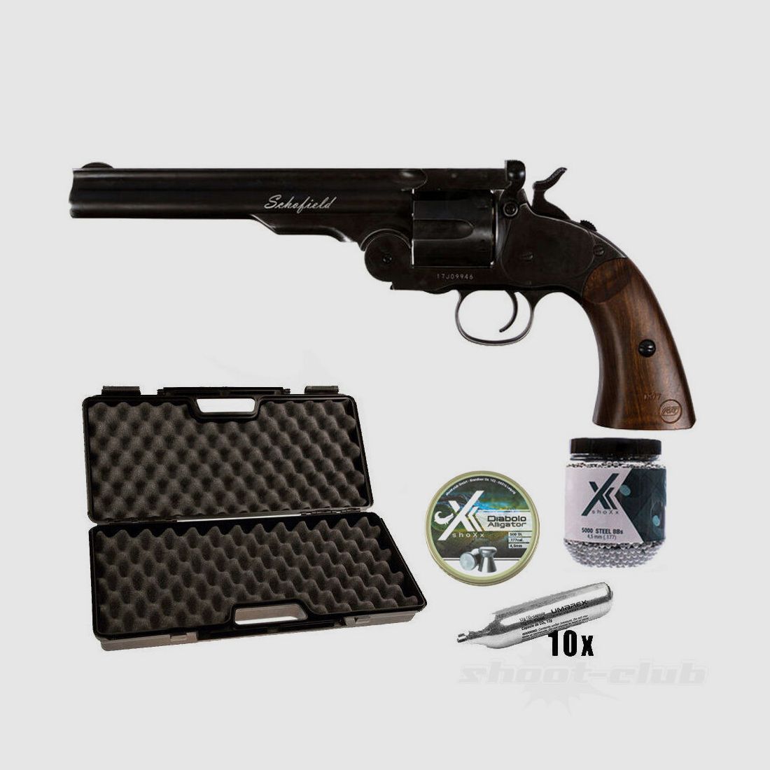 ASG Schofield 6 pouces 4,5mm / Set de valise