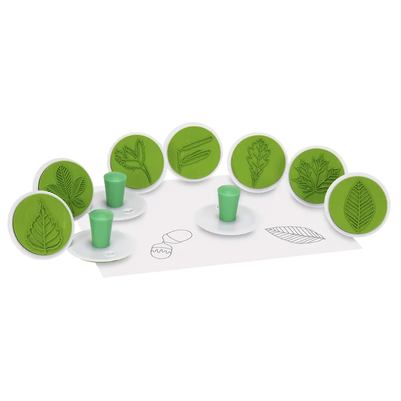 Tampon géant "Feuilles et Fruits" (10 pièces), image 1 sur 3