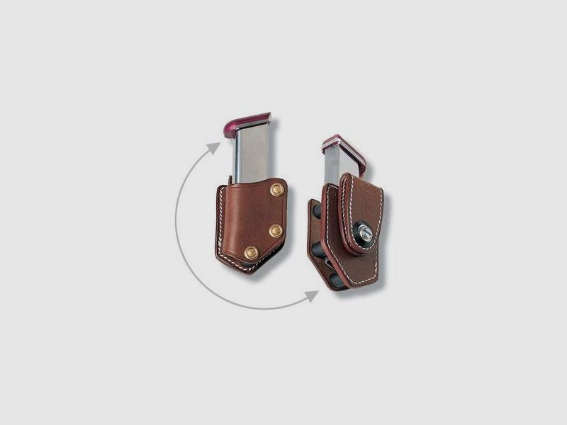 SICKINGER Magazintasche 40/45 zweireihig schwarz 62993 Competition Box