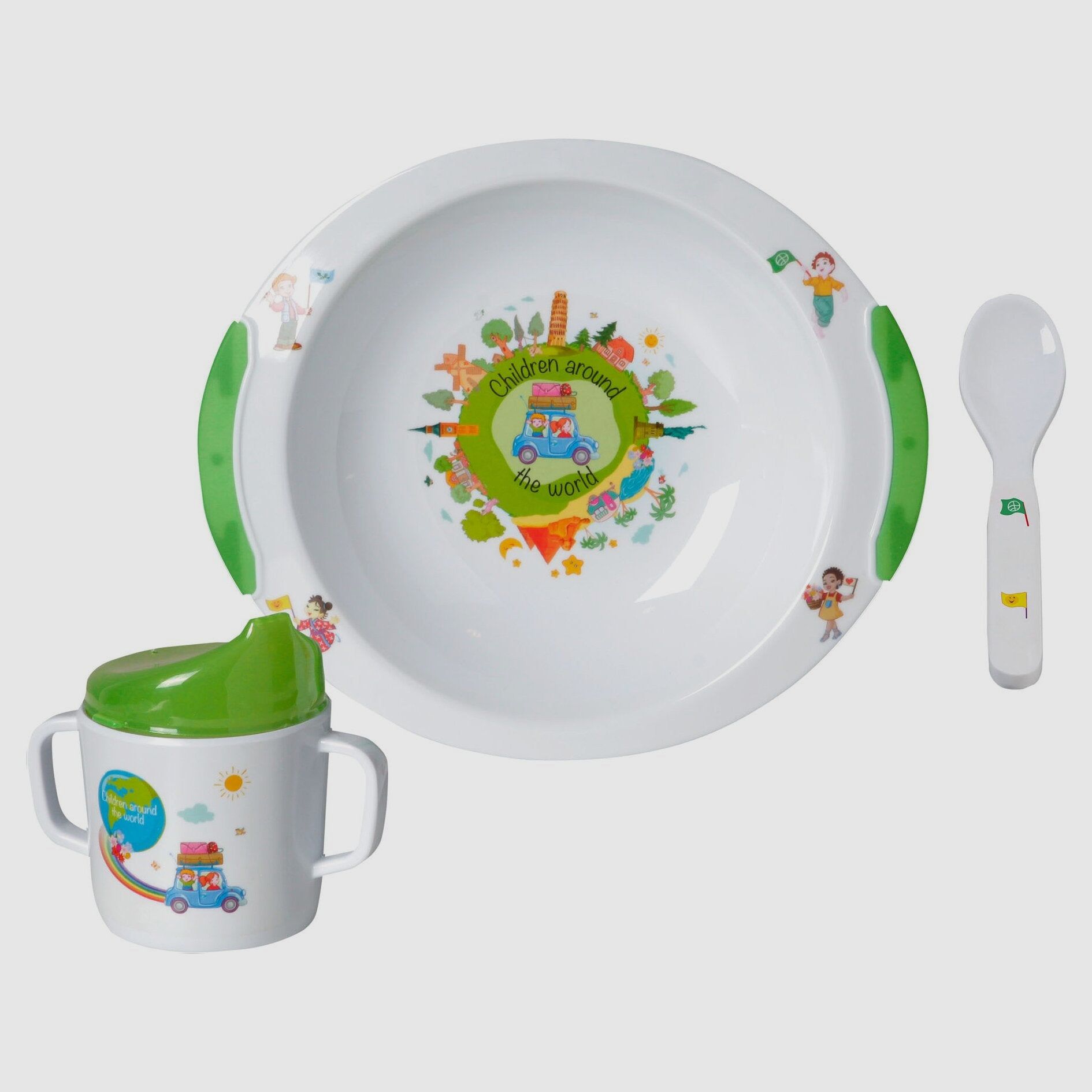 Set da pranzo Around the World, 3 pezzi