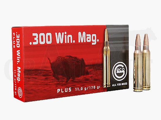 .300 Winchester Magnum 170 gr / 11 g Geco Plus Patronen 20 Stück