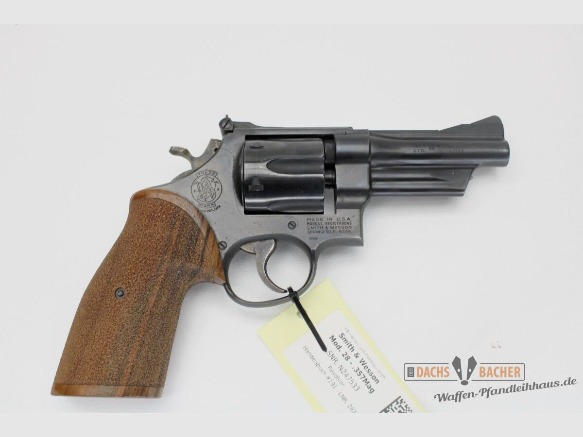 Revolver S&W Smith & Wesson Mod 28-2 Highway Patrolman Kal. .357 Mag 4\" Lauf