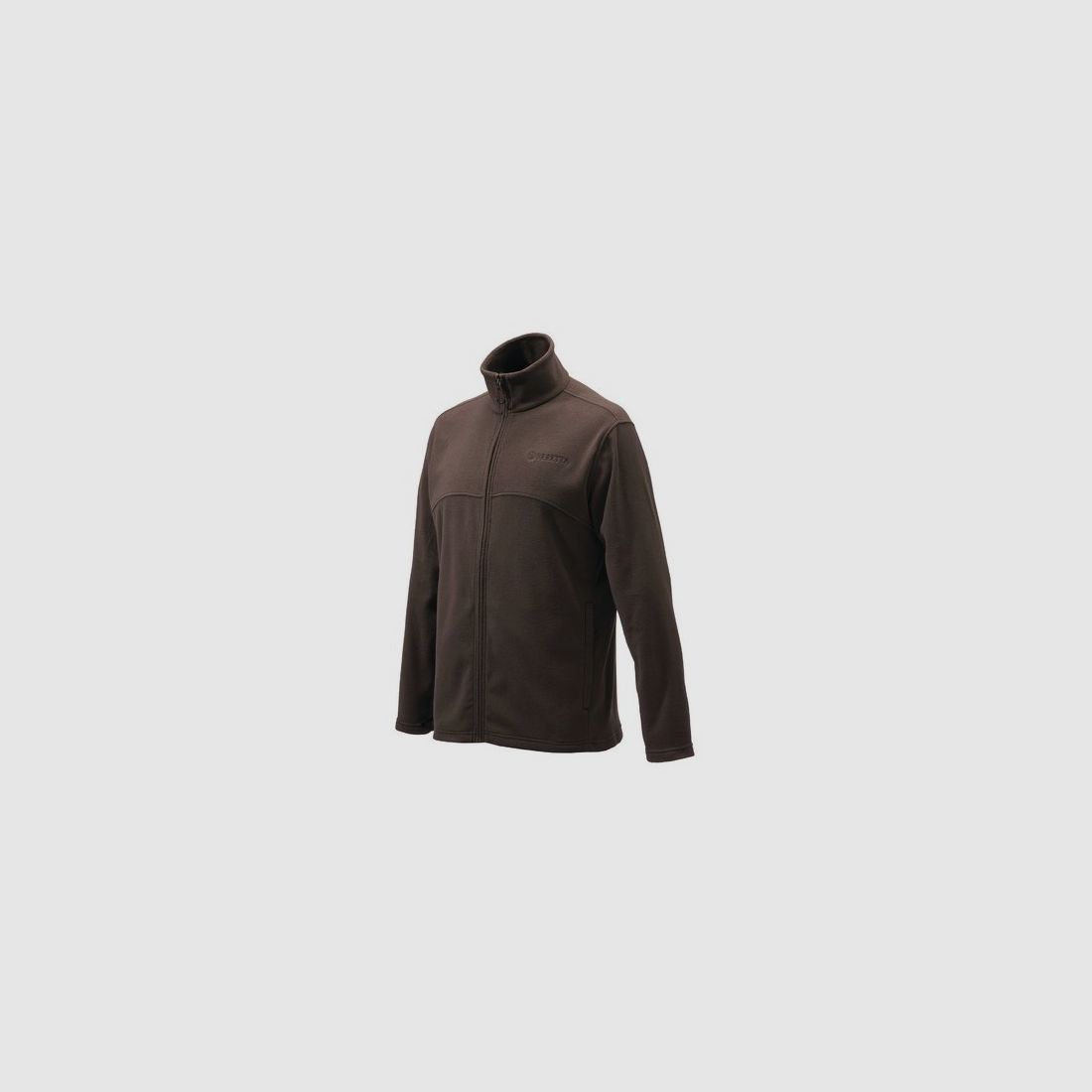 Beretta Polarfleece mit vollem Reißverschluss braun Größe 3XL