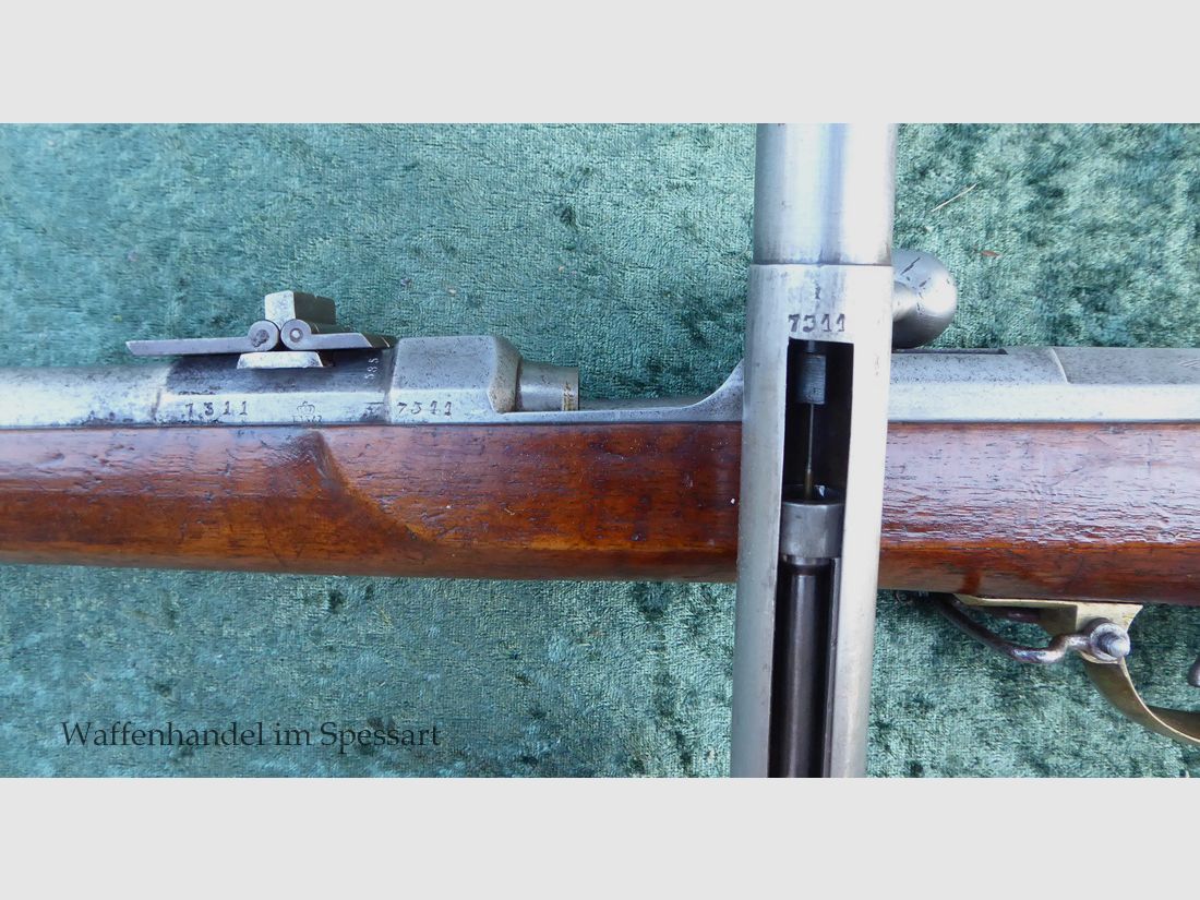 aguja de encendido fusil de infantería Mod.1862, Spandau de 1867.