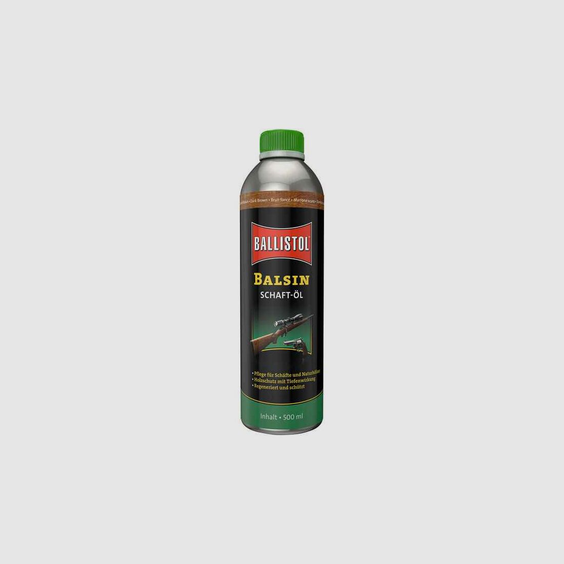 Schaftöl Balsin dunkelbraun 500ml