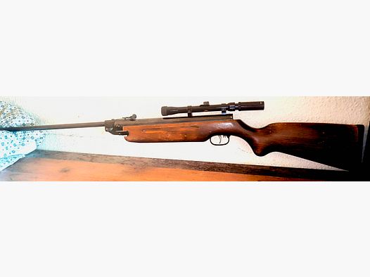 Weihrauch HW 35 im  Kaliber 4,5mm, mit ZF BUSHNELL 3×7×20mm & ich Weihrauch Schalldämpfer 15mm +2mal Dosen Spitzkopf Diablos  4,5mm