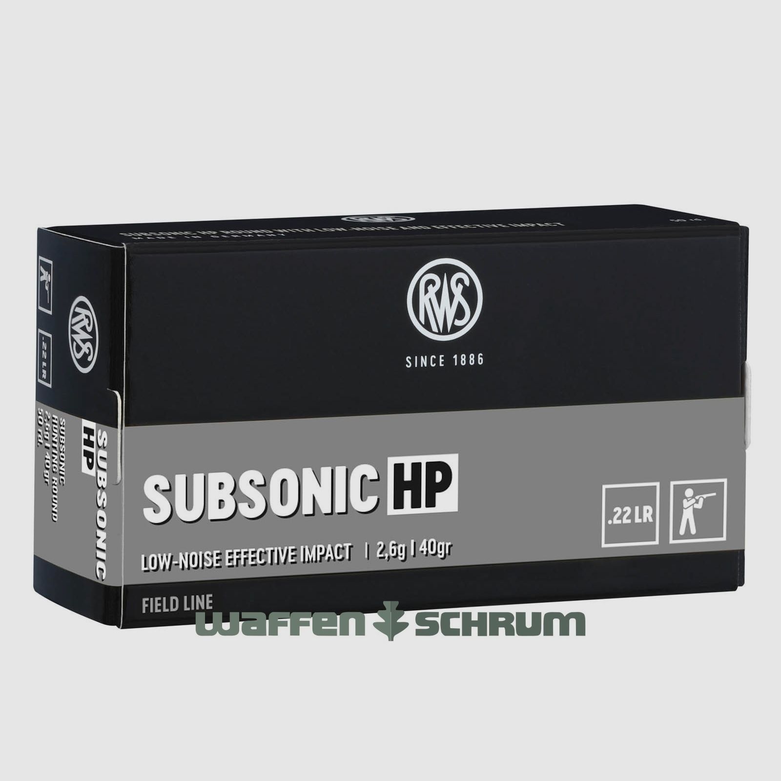 RWS Subsonic HP 2,6g - 40gr .22lr