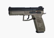 CZ P-09 metalowy suwak w zestawie z walizką FDE Bicolor 6mm - Airsoft Gas BlowBack