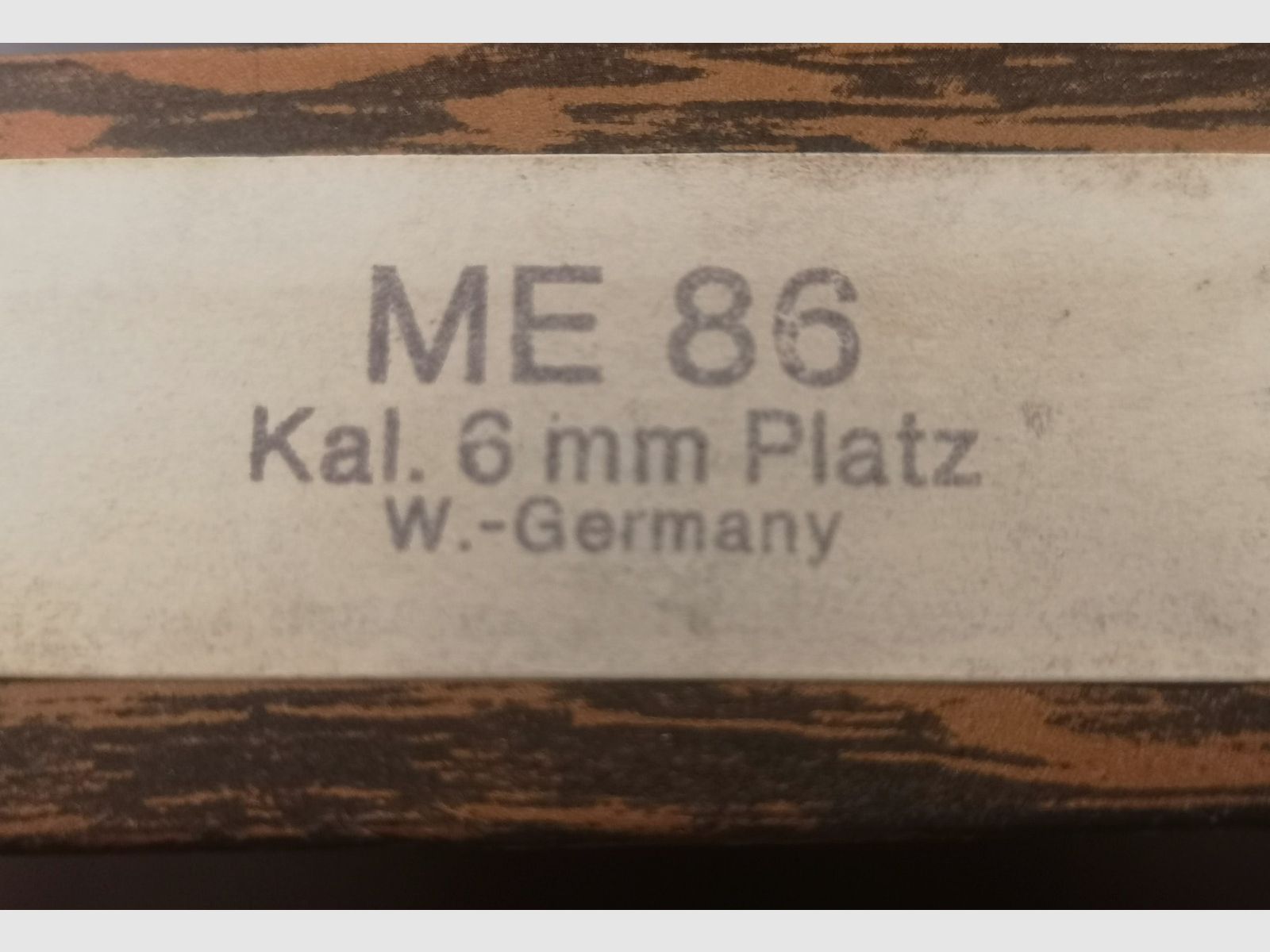 ME 86 Revolver 6mm Flobert mit Wechseltrommel .22  "Sahnestück"
