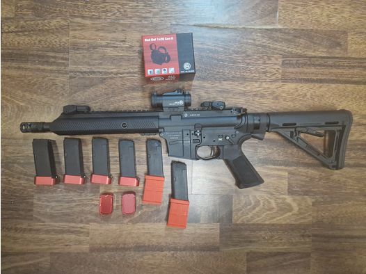 Verkaufe meine Schmeisser Selbstladebüchse AR15-9 Sport - 9mmLuger