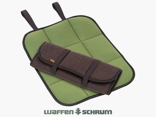 AKAH Faltbares Sitzkissen Loden mit Neopren