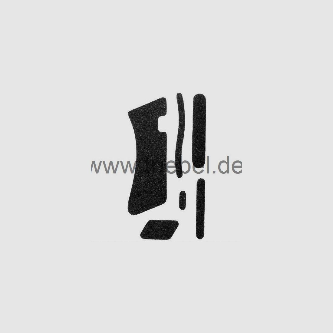 Diverse Griffschalen f. Glock 17/18/22/24/31/34/35 o.Fingerrillen Decal-Tape Sand